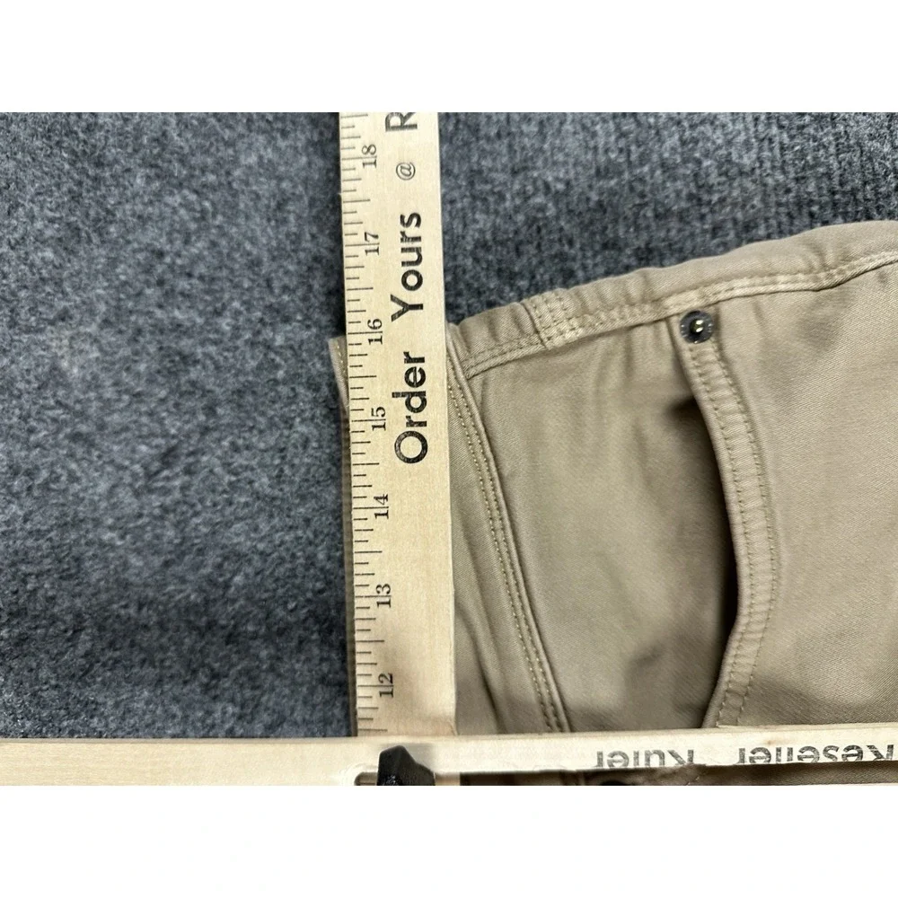 DU/ER N2X Slim Fit Shorts Mens Size 33X10* Brown/Beige 5-Pocket MSNS1011